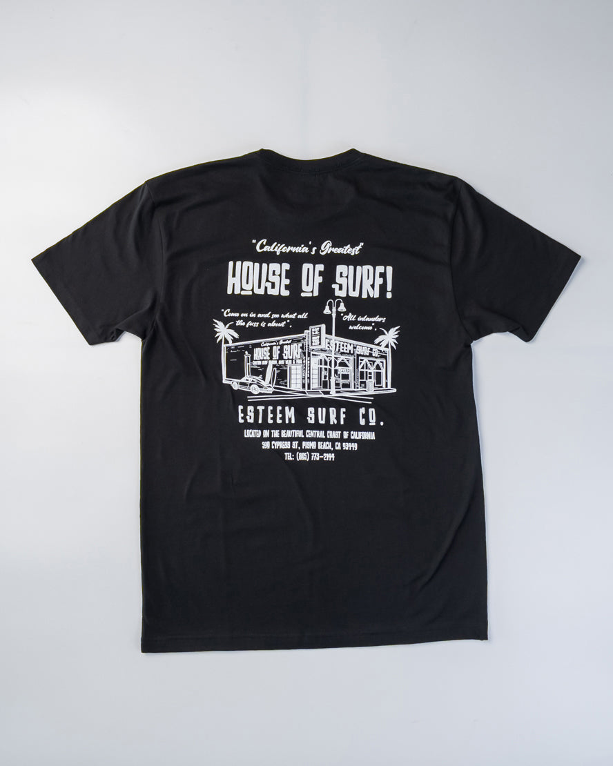 House of Surf Tee - Black