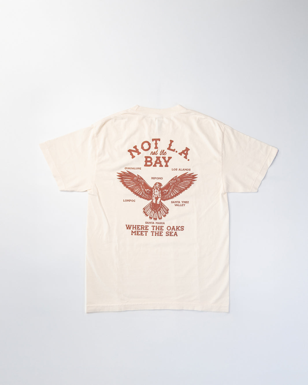 Red Tail Hawk Tee - Ivory