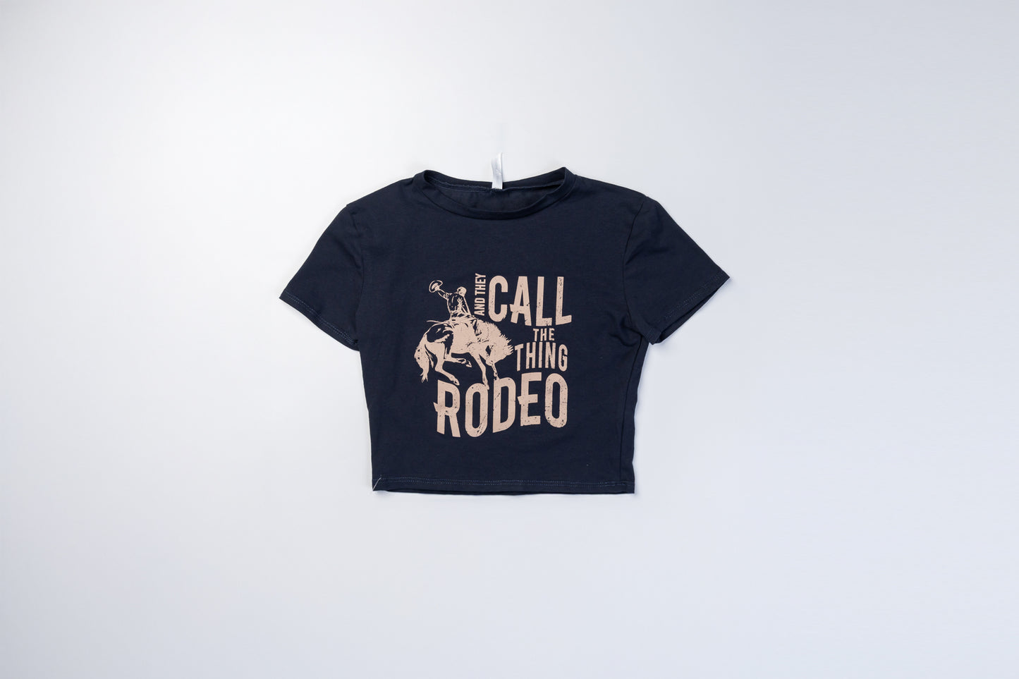 Tシャツ ブラック レディース ショート丈