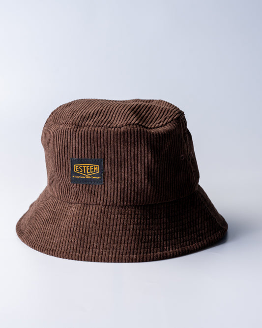 Bucket Cord Hat - Brown