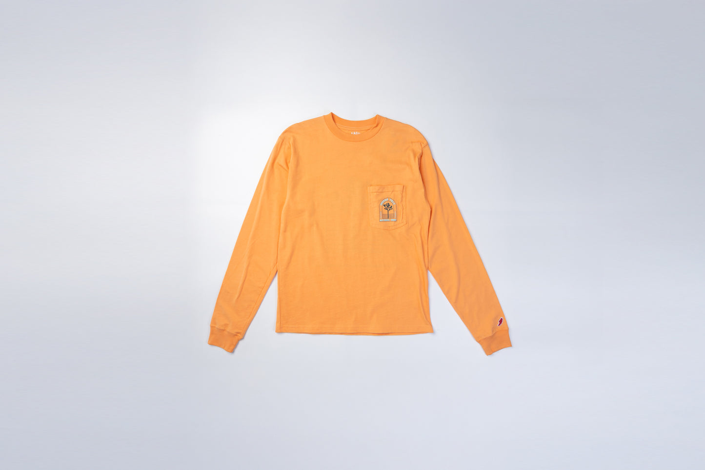 ロンTシャツ　オレンジ