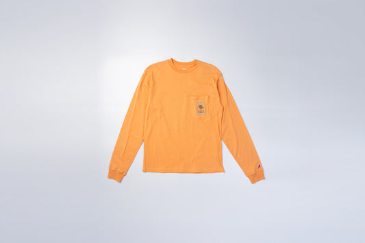 ロンTシャツ　オレンジ