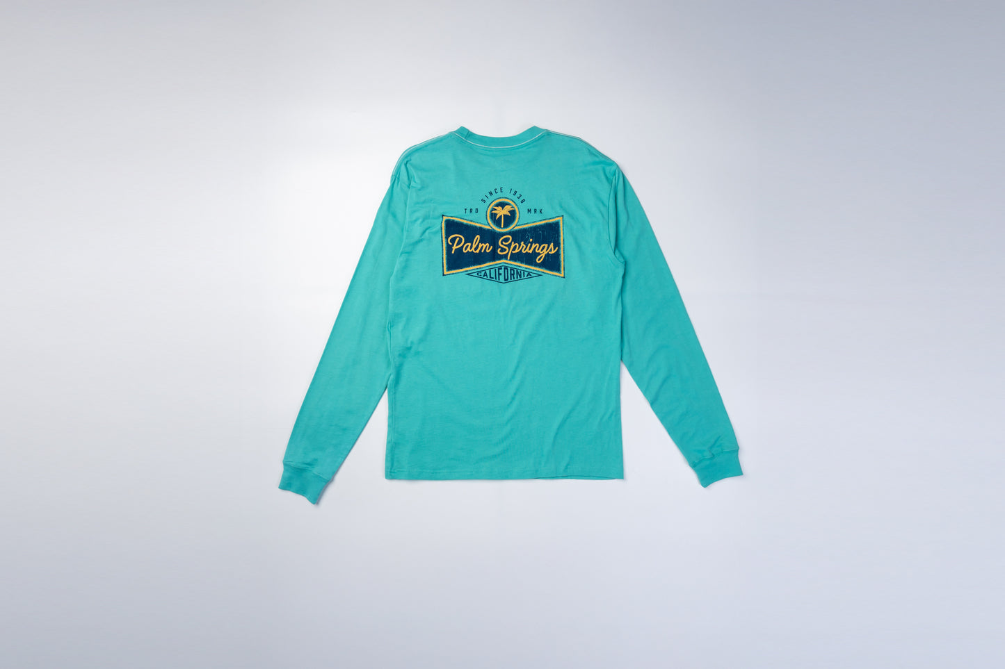 ロングTシャツ　ブルー