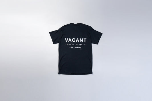 VACANT Tシャツブラック