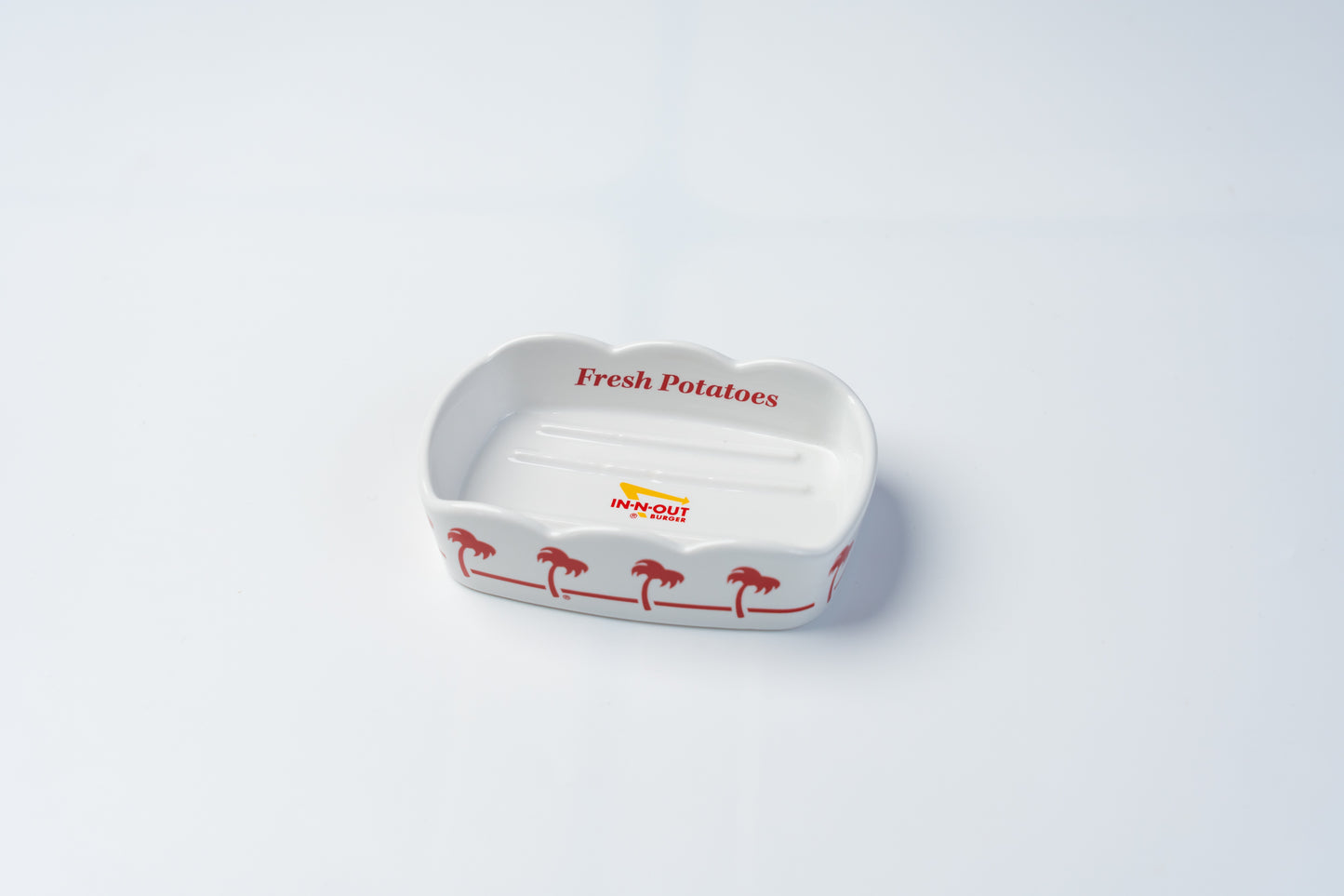 In-N-Out Burger インナアウトバーガー バスセット　コップ　石鹸置き - パームツリーロゴ [公式オリジナル]