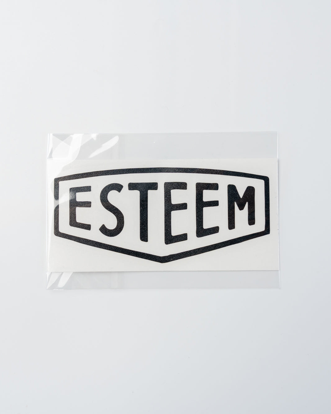 Esteem Badge Sticker - Black & White