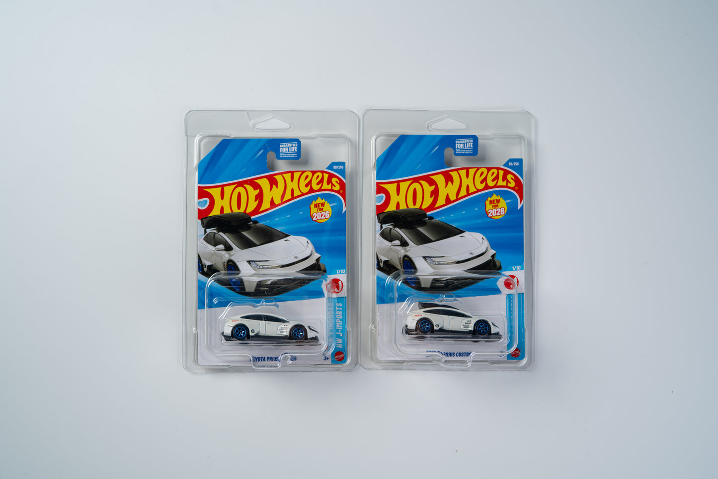 ホットウィール トヨタ プリウス ルーフボックス有無