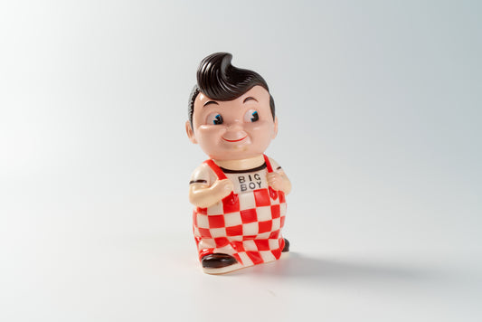 【アメリカンレトロ】Big Boy ビッグボーイ ソフビ貯金箱 / インテリアフィギュア