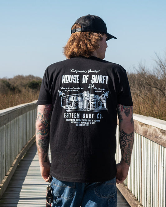 House of Surf Tee - Black