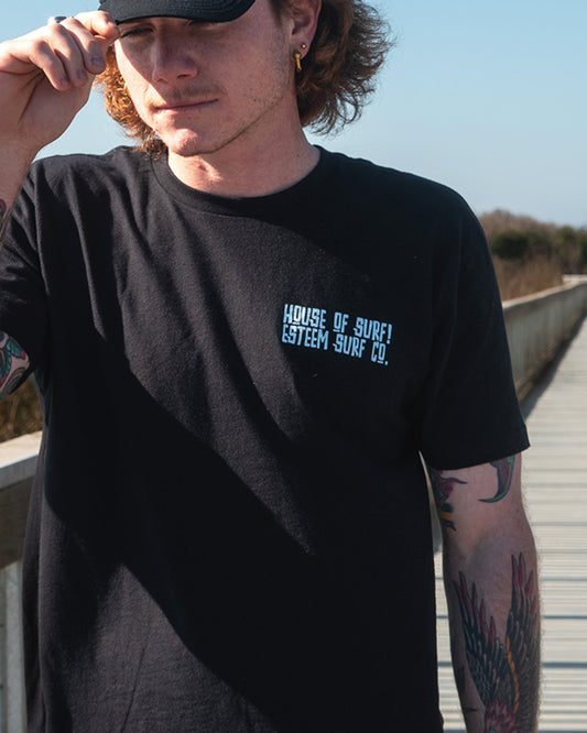 House of Surf Tee - Black