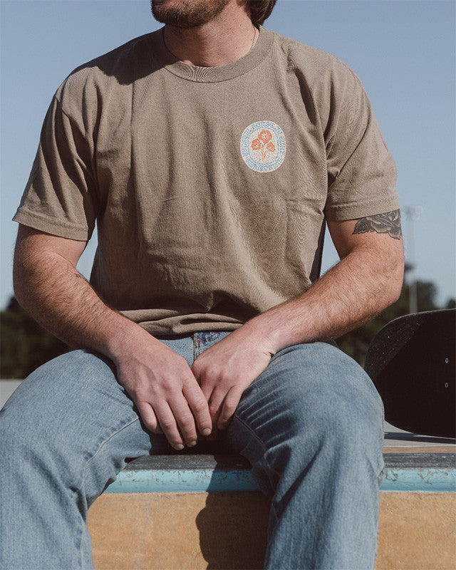 Pottery Tee - Faded Brown